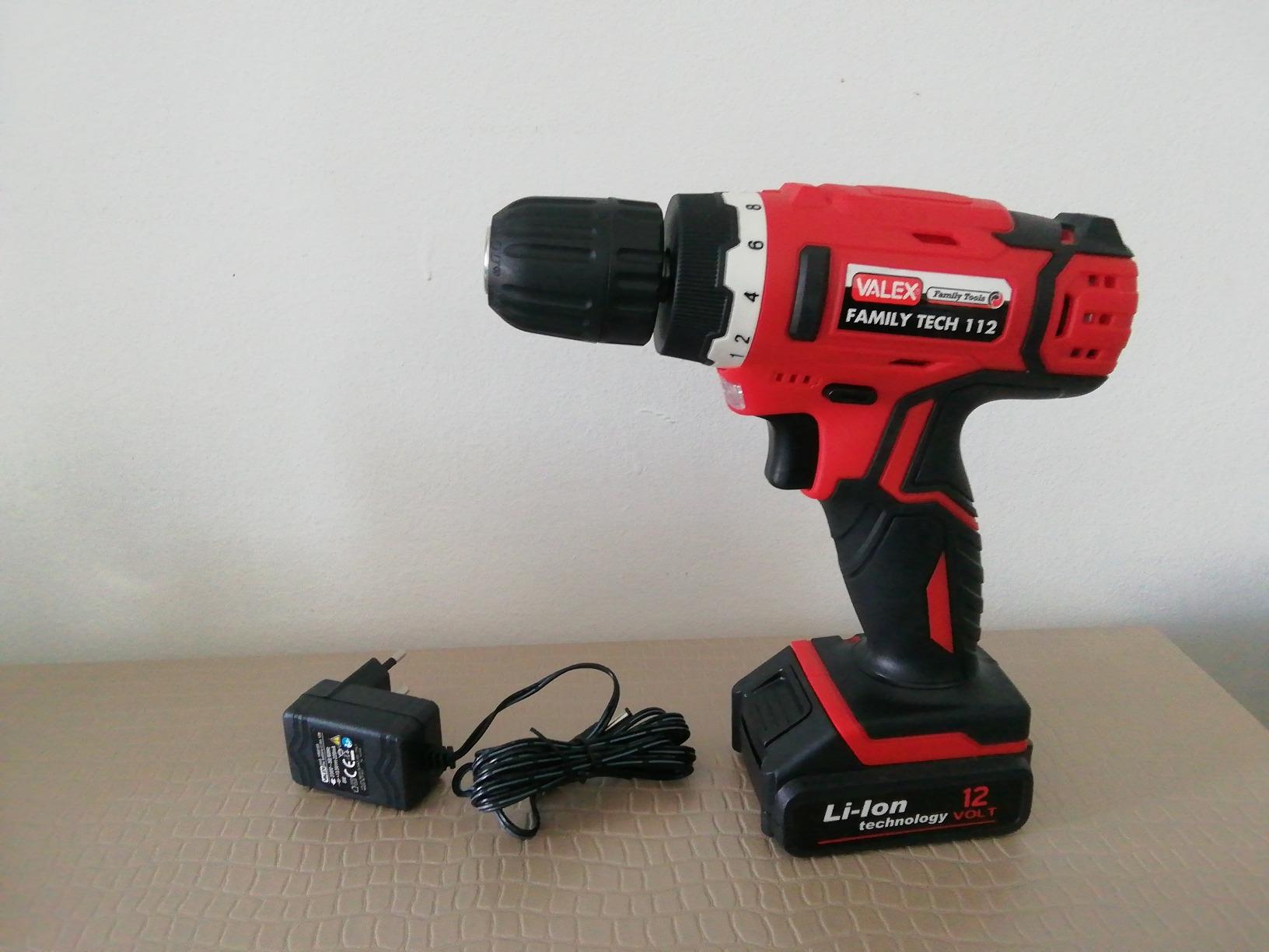 VALEX Family-Tech 112 trapano avvitatore 12V mandrino 10mm