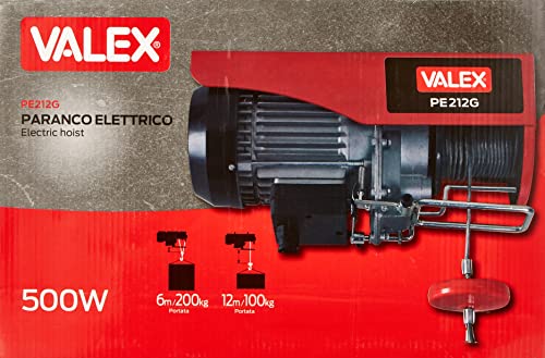 Valex PE212G paranco elettrico 500W 200kg 12m