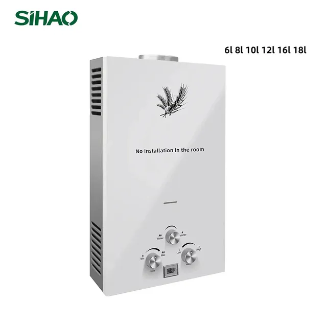 Sihao Home Appliance Scaldabagno GPL 12KW 6L Display LED