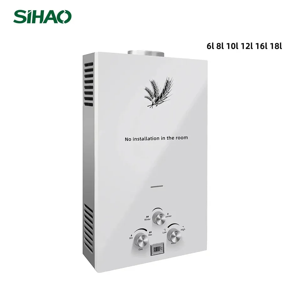 Sihao Home Appliance Scaldabagno GPL 12KW 6L Display LED