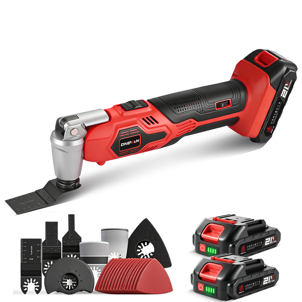 ONEVAN Woodworking Tools multitool oscillante 18V 2 batterie EU