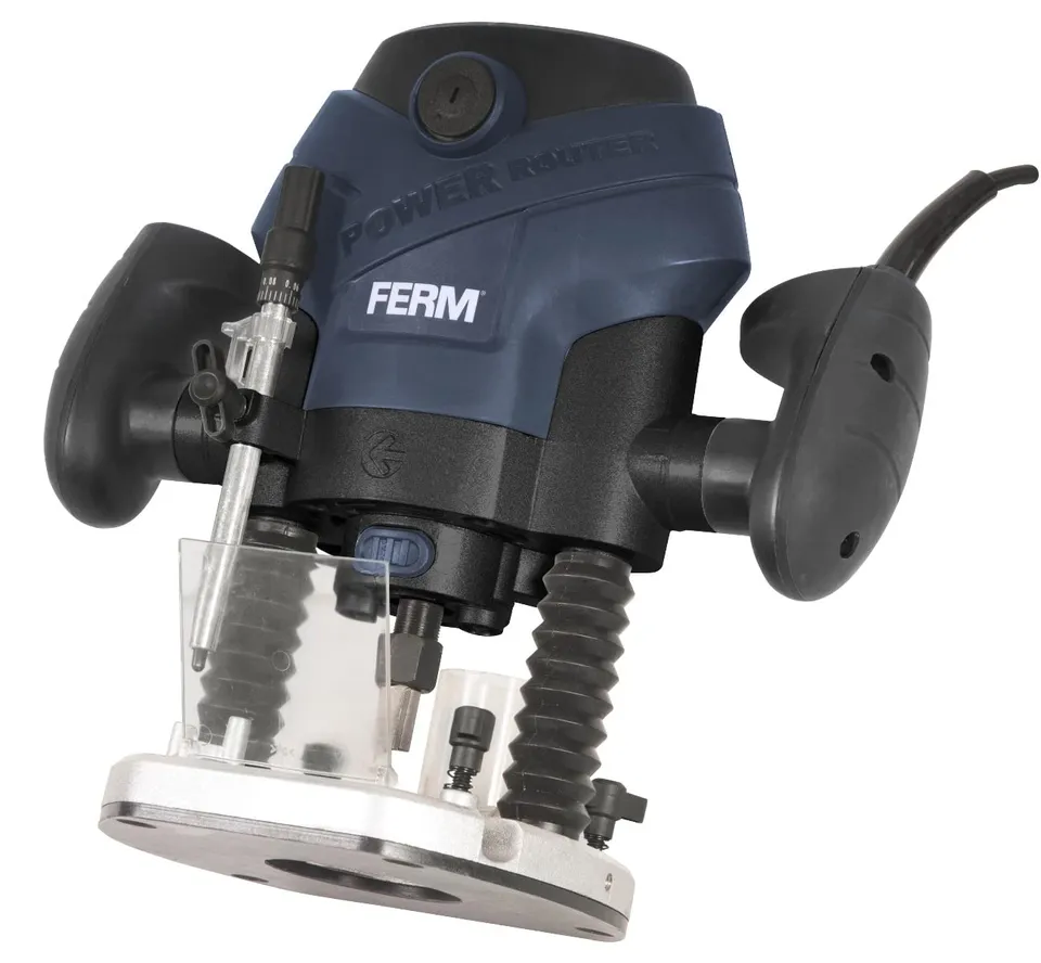 FERM PRM1015 Fresatrice Verticale 1300W con 6 Frese