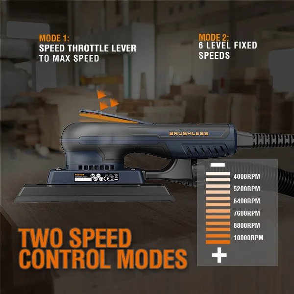 MAXXT Orbital MOS400R Levigatrice Orbitale 400W Brushless