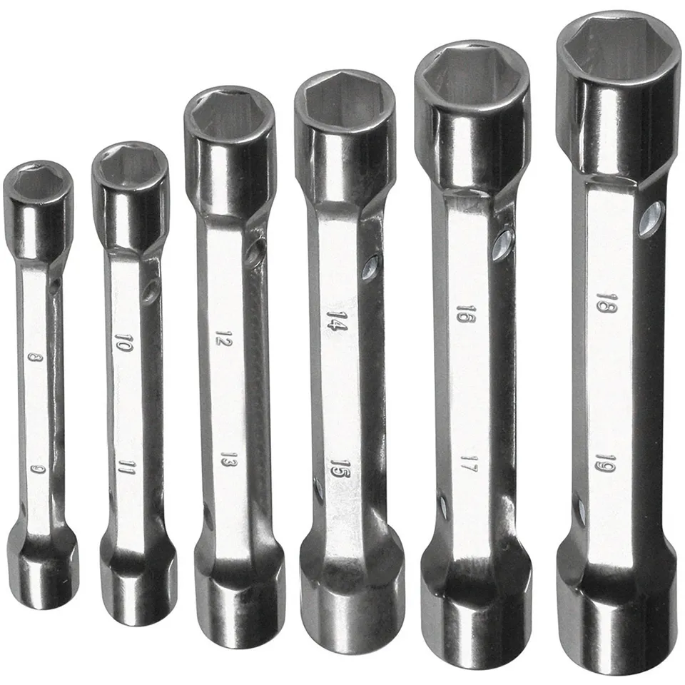 VALEX chiavi a tubo doppie pesanti set 6 pezzi