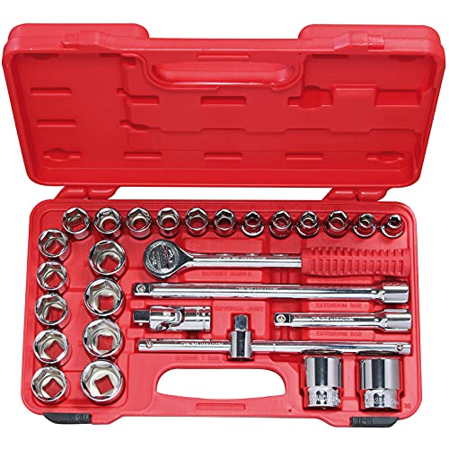 Valex Chiavi a Bussola 30 Pezzi Valigetta 1/2" CRV