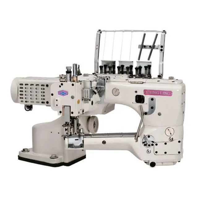 Shing Ling SL-700 SL-701-460/G1/DS/VD/PLE macchina interlock 4 aghi