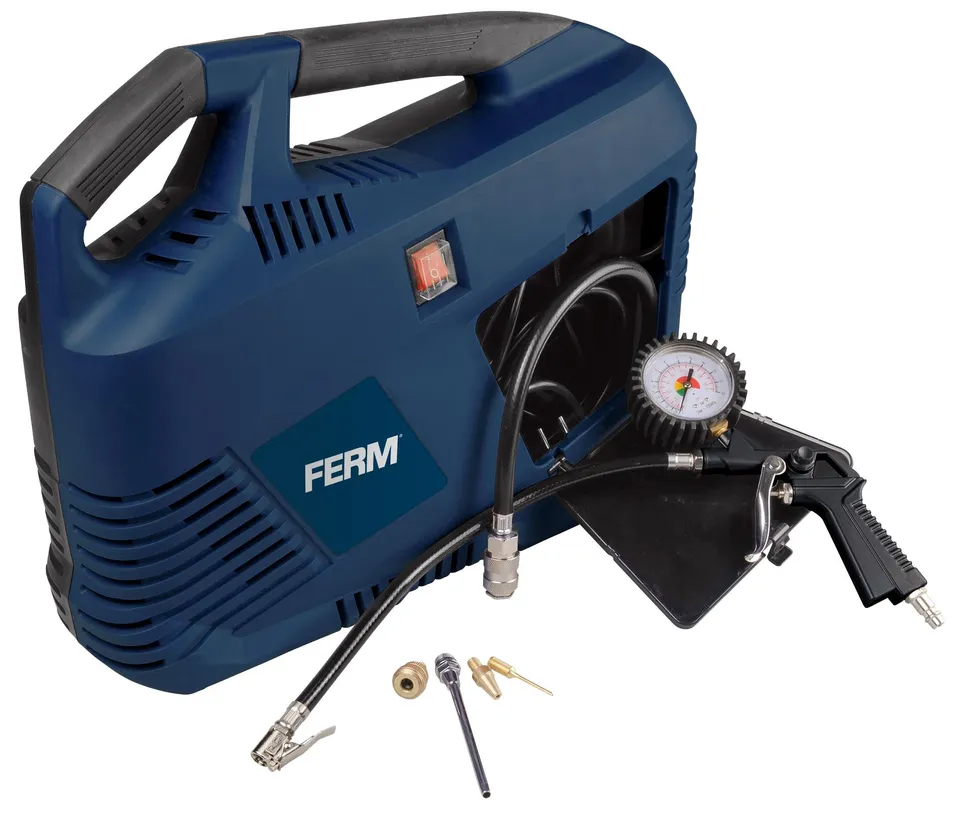 FERM CRM1049 Compressore Portatile 1100W 8 Bar