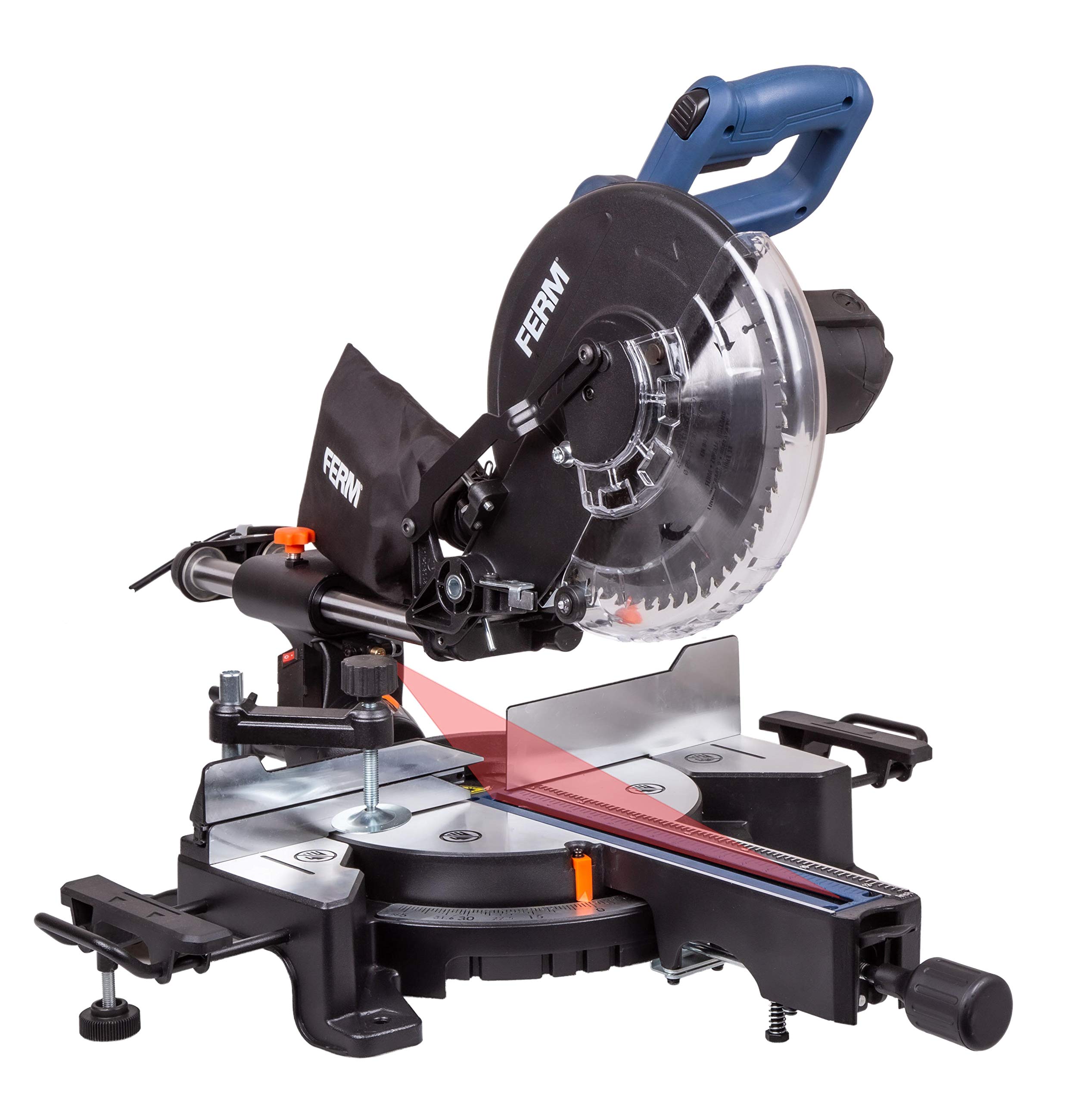 FERM MSM1040 Troncatrice Radiale 1900W Ø254mm Laser