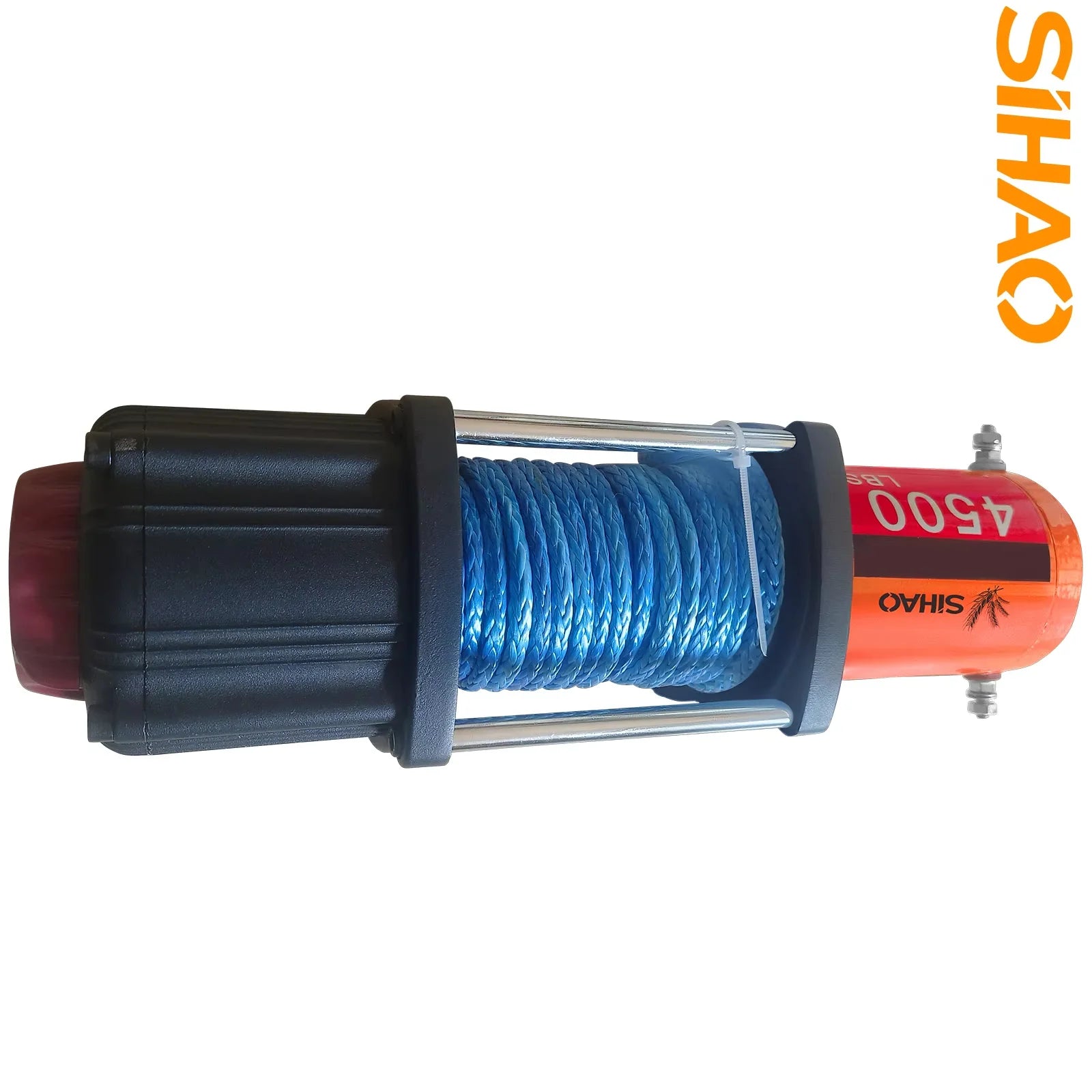 Sihao Winches Verricello Elettrico 12V 4500lbs Corda Nylon