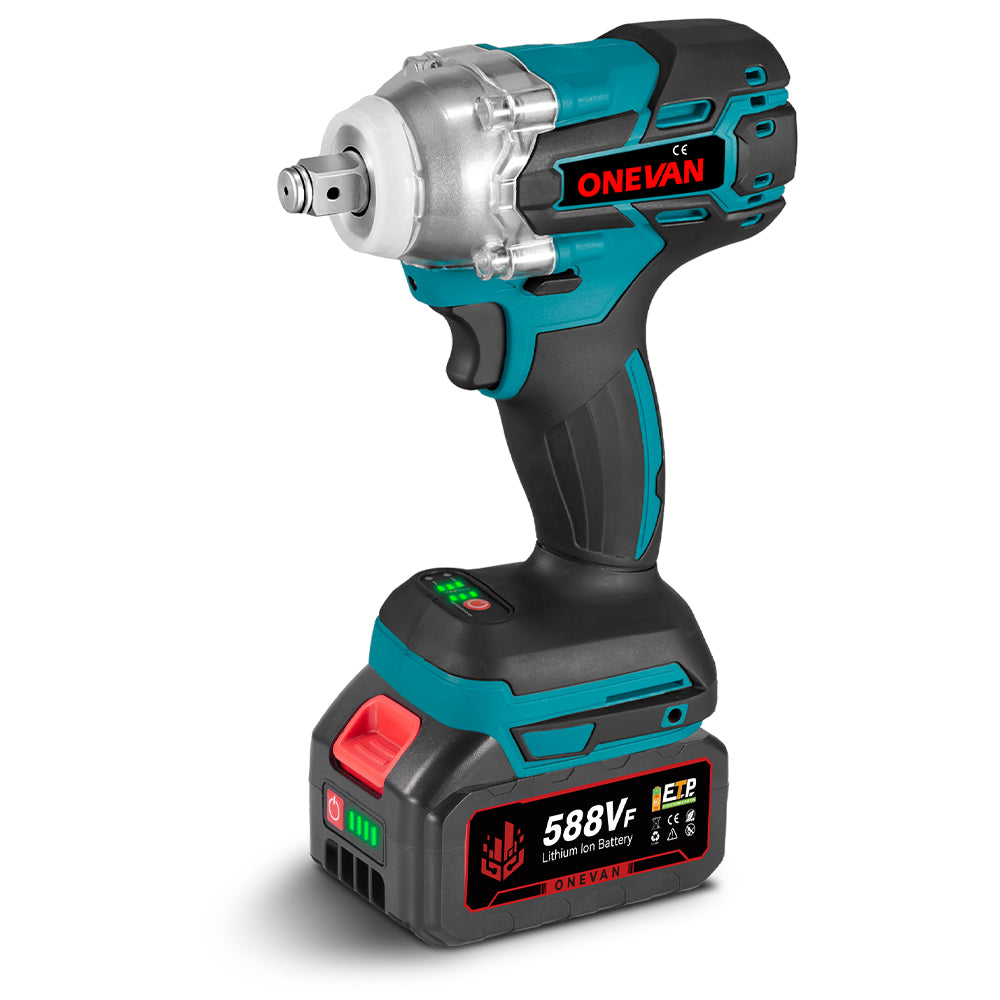 ONEVAN Automotive Tools chiave impulsi 1/2" 520Nm 2 batterie EU