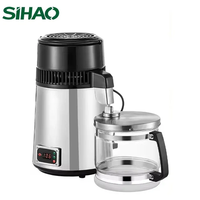 Sihao Home Appliance Distillatore Acqua 4L 750W Inox