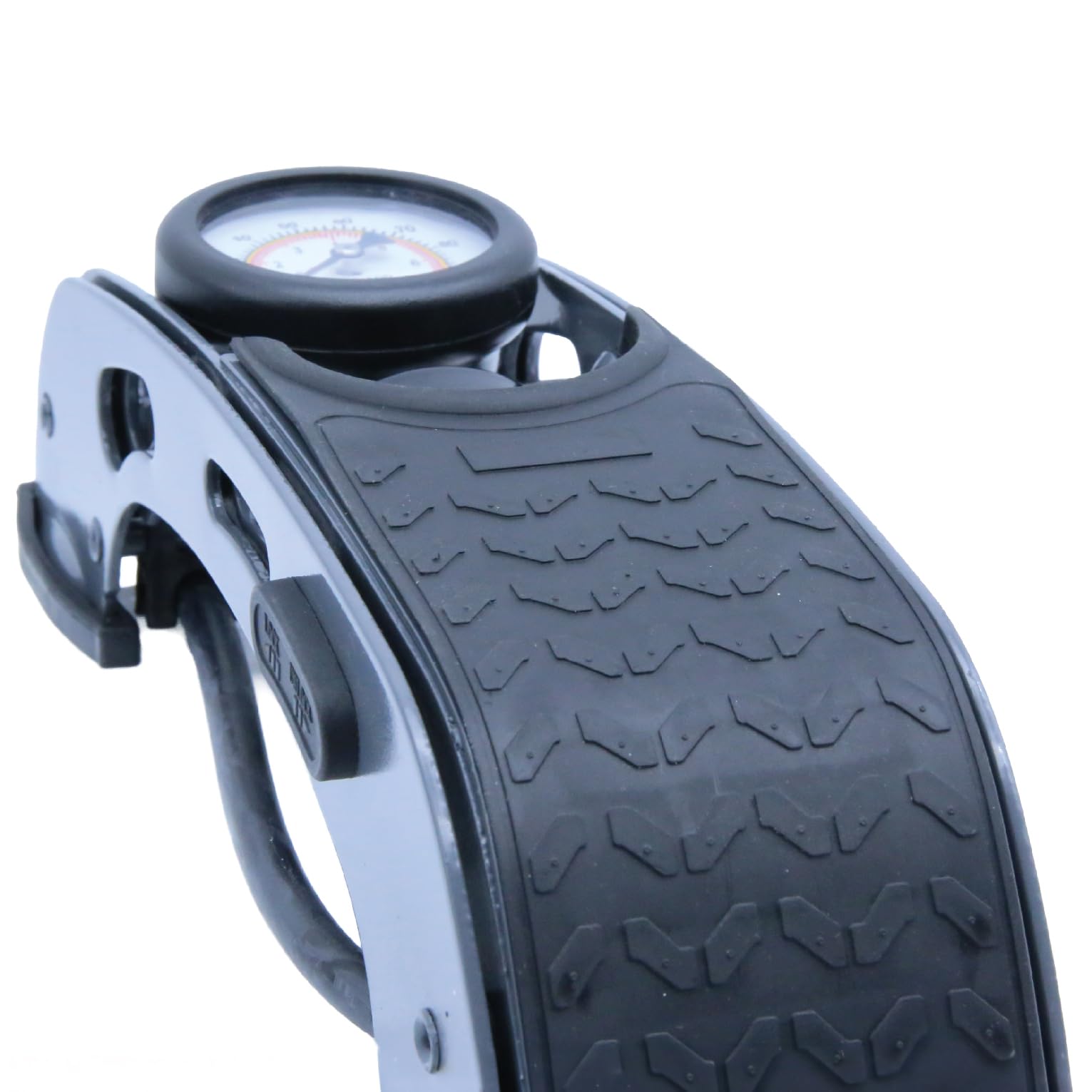 Valex Auto Pompa a Pedale con Manometro Adattatori Bici Acciaio
