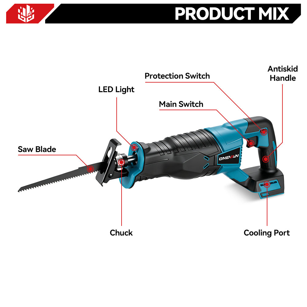 ONEVAN Woodworking Tools Gattuccio 32mm 2800cpm solo corpo