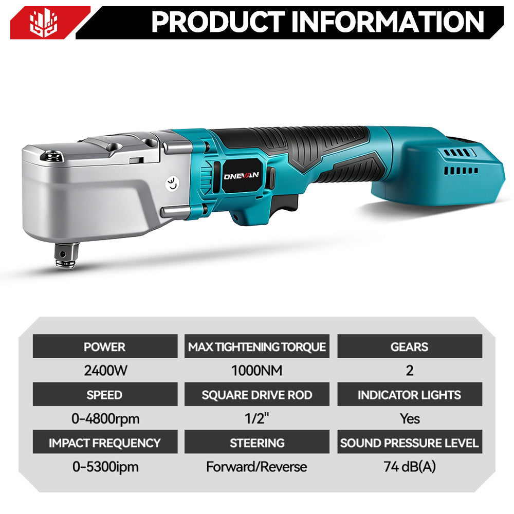 ONEVAN Cordless Tool Set 3500N·m Avvitatore Kit 2pz 3.0Ah EU