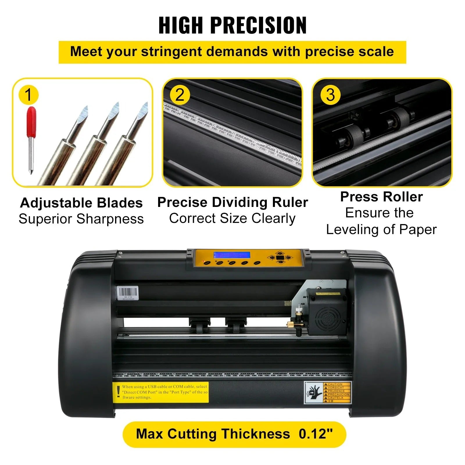 Sihao 375 Manual Plotter Taglio Vinile 14" 3 Lame Penna