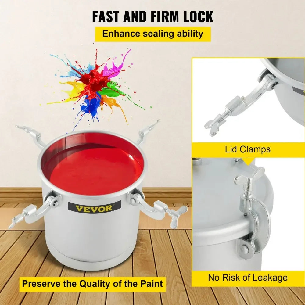 Sihao Tools pentola pressione vernice 10L con pistola
