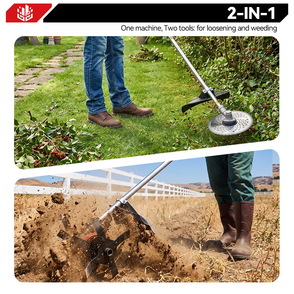 ONEVAN Garden Tools Motozappa 2in1 23cm per Makita 18V