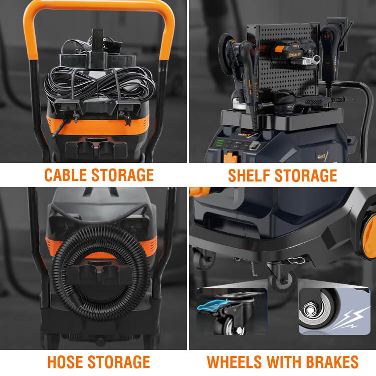 MAXXT MVC3800 aspiratore cantiere 40 L 1400W umido/secco