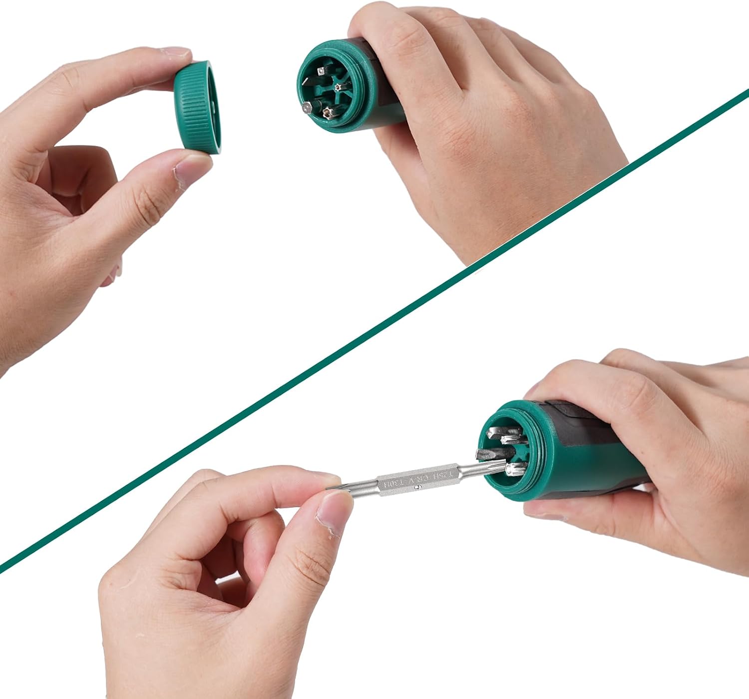 HYCHIKA Cacciavite Cricchetto Magnetico 16 in 1