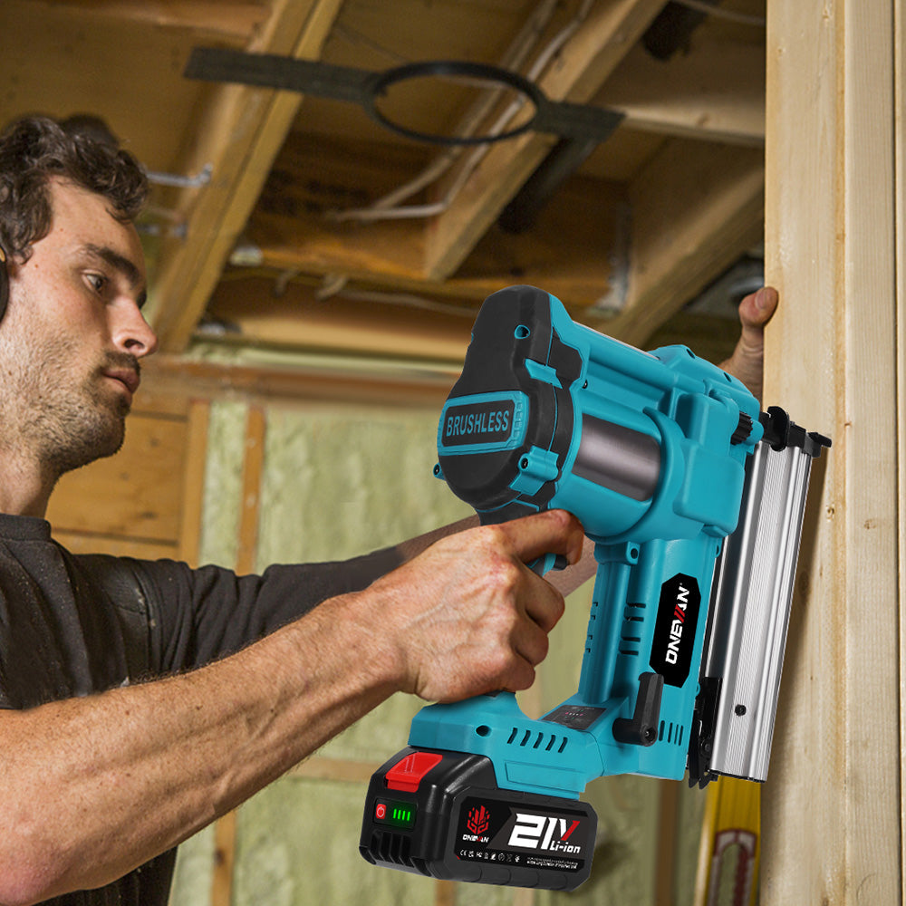 ONEVAN Woodworking Sparachiodi 2in1 F15-F50 Blu solo corpo