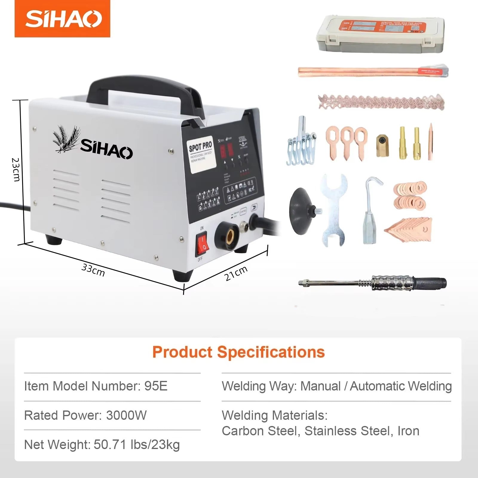 Sihao Stud Welder Saldatrice Punti 3000W 95E 220V