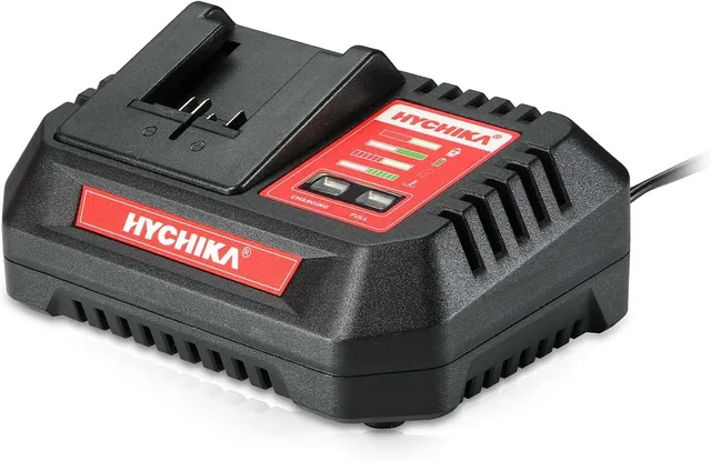HYCHIKA Caricabatterie 18V 4.0A Li-Ion 60 Min