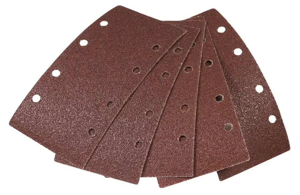 FERM Carta Abrasiva G60 G80 G120 5 Pezzi Velcro