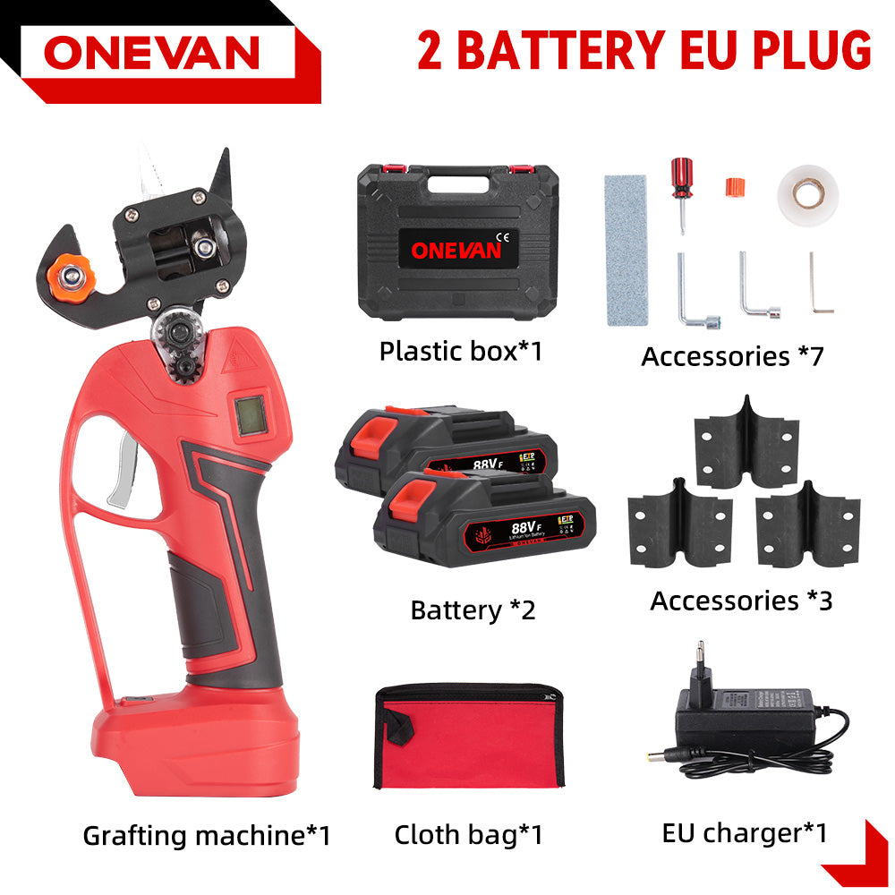 ONEVAN Garden Tools Cesoie Innesto Potatura 2in1 Brushless 21V