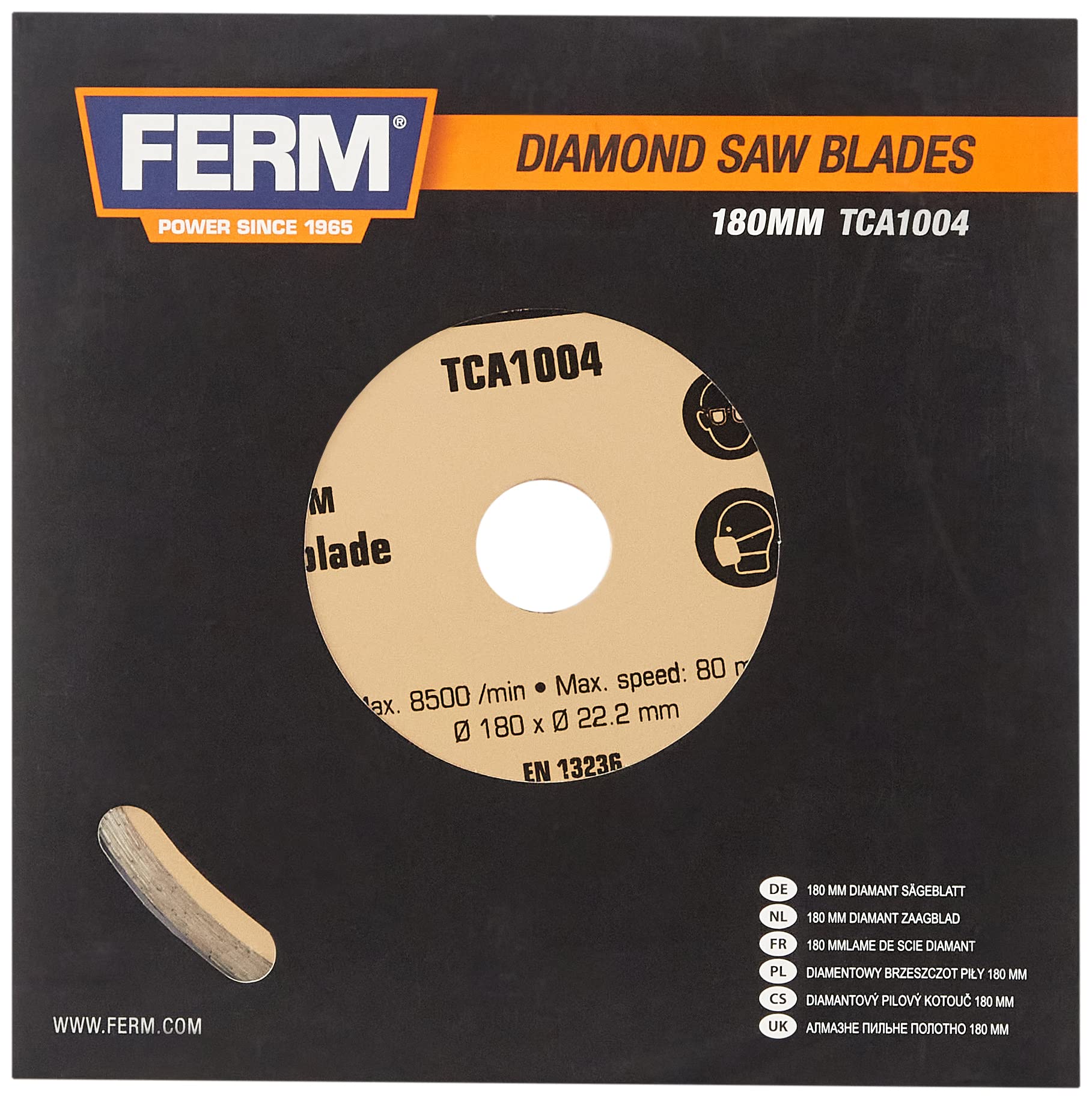 FERM TCA1004 lama diamantata 180 mm tagliapiastrelle