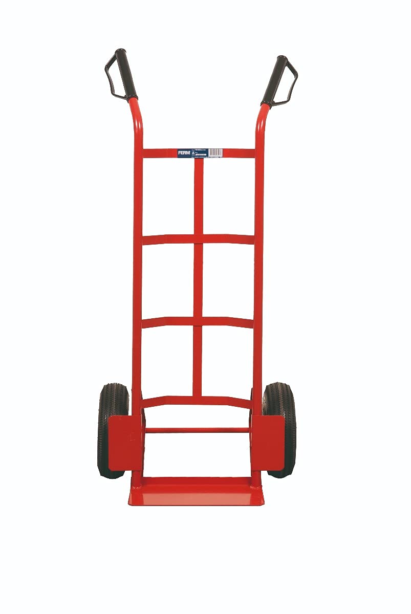 FERM TTM1028 carrello manuale 225 kg pala 350x180 pneumatici