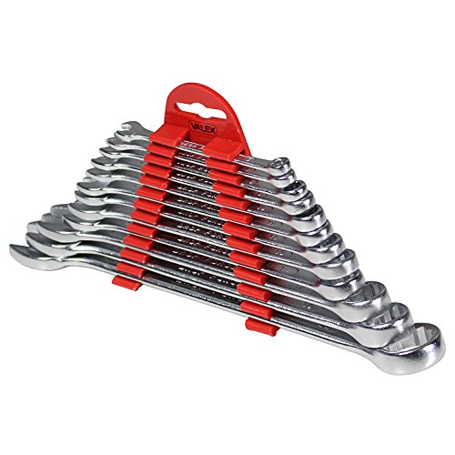 Valex Set 12 Chiavi Combinate 6-22 mm Acciaio Satinato