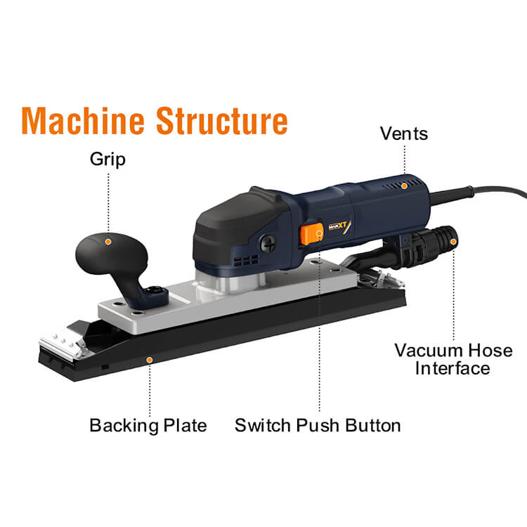 MAXXT MOS600R levigatrice orbitale 600W 400x70 mm