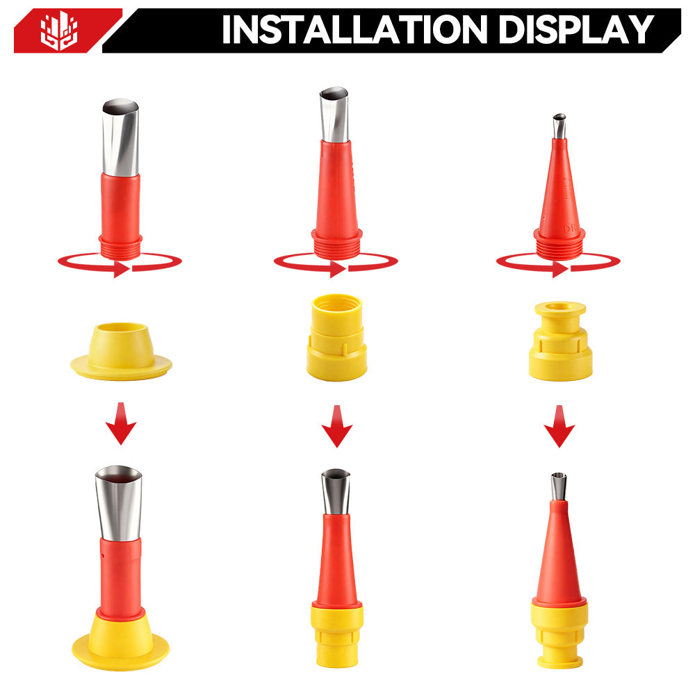ONEVAN Home Improvement Pistola Silicone 50mm 600ml