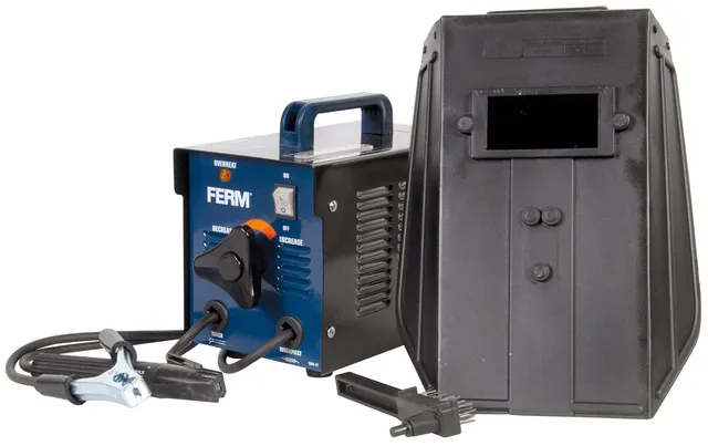 FERM Saldatrice Elettrodi 40-100A con Maschera