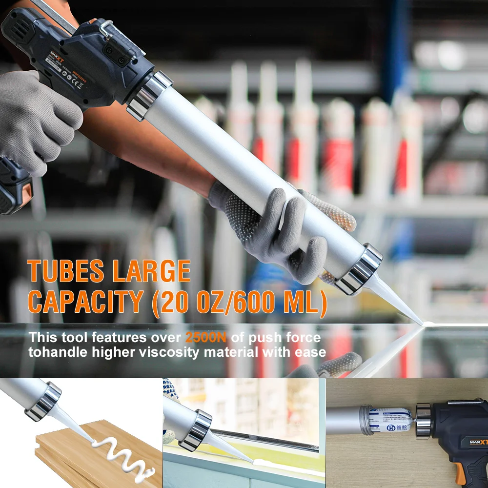 MAXXT MDCG20V2 pistola per silicone 20V 600 ml