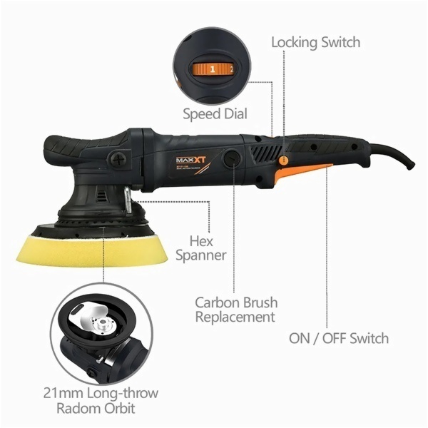 MAXXT MOP72015 lucidatrice orbitale 720W 150mm