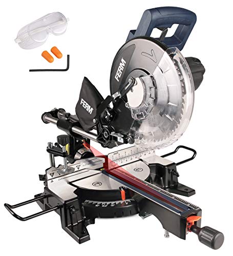 Ferm MSM1038 Troncatrice Radiale 1900 W Lama 255 mm Laser