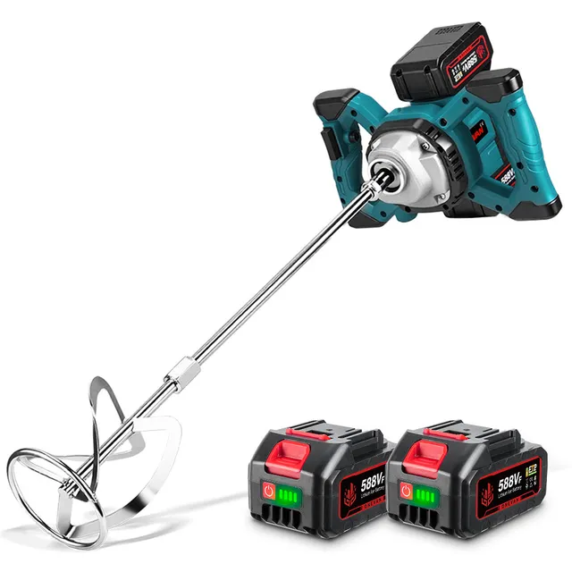 ONEVAN Home Improvement miscelatore cemento 900W 2 batt EU