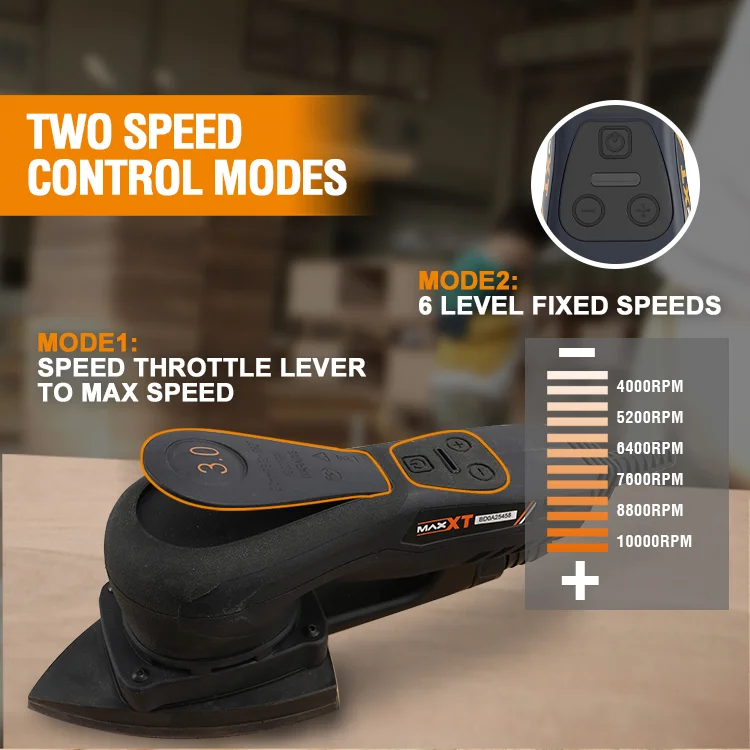 MAXXT MOS350D levigatrice orbitale 400W brushless