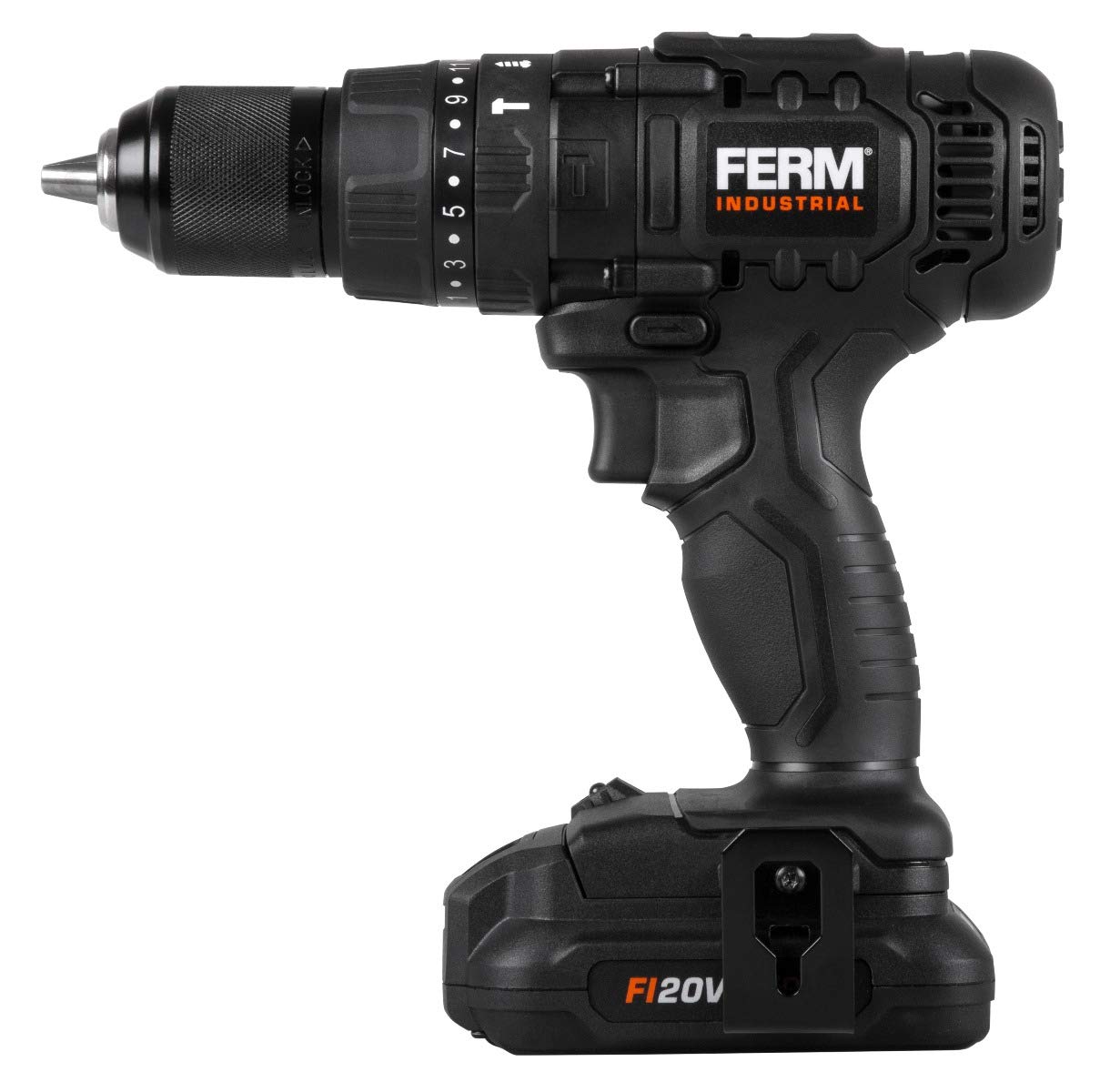 FERM CDM1147P Trapano a batteria 20V 50Nm 2x2,0Ah