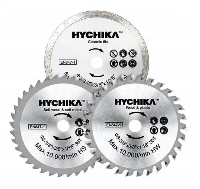 HYCHIKA Lame Sega Circolare 85mm 3 Pezzi per CS-85C