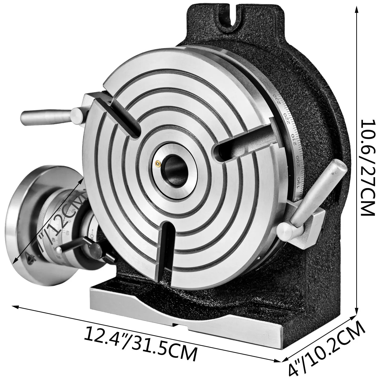 Sihao Rotary Table 200mm tavola rotante 8" 3 cave