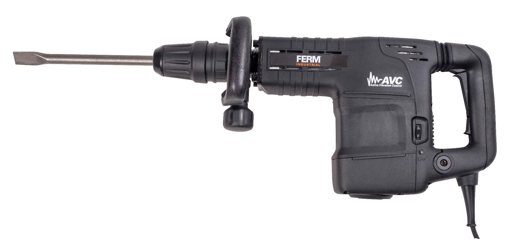 FERM HDM1049P Martello demolitore 1500W SDS-Max 25J con 2 scalpelli