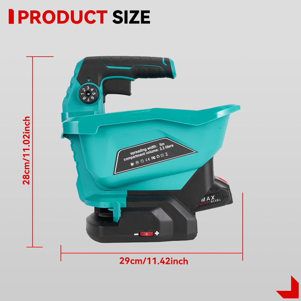 ONEVAN Garden Tools spandiconcime 3,3L 18V 2 batterie EU