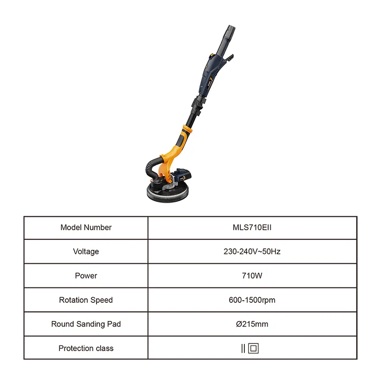 MAXXT MLS710EIIP levigatrice muro 710W 225mm