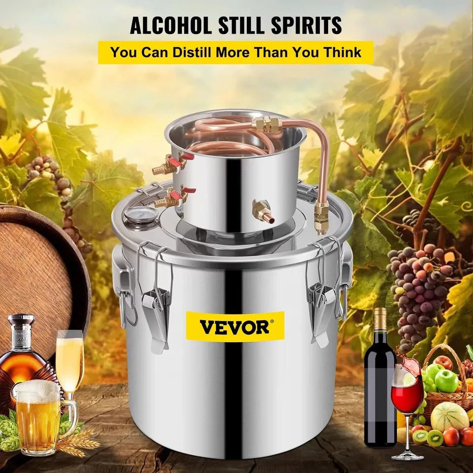 Sihao Home Appliance Distillatore 5 Gal inox rame 21L con pompa