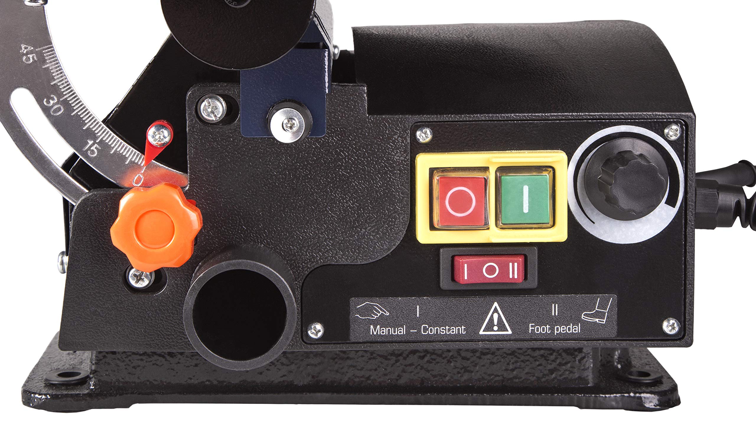 Ferm SSM1007 Sega da Traforo 120W con 6 Lame e Pedale