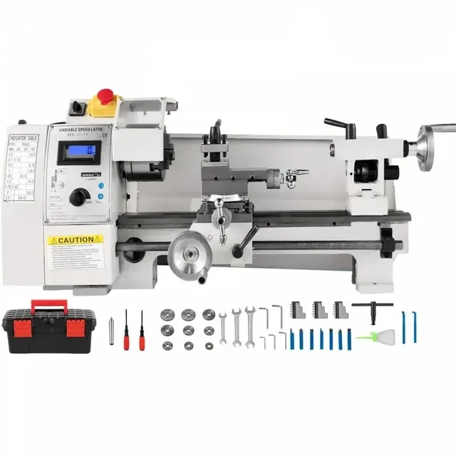 Sihao Lathe Tornio Metallo Banco 8x14 210x350mm 220V