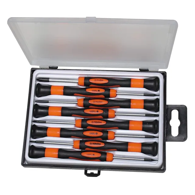 Valex Utensili Manuali Cacciaviti Precisione 8 Pezzi Torx Phillips