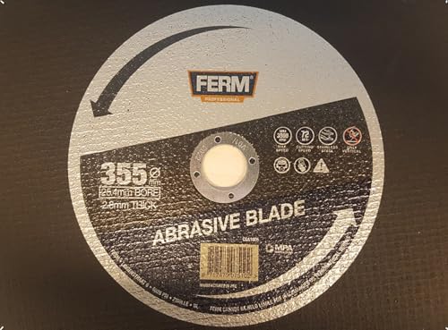 FERM COA1005 disco da taglio 355mm inox per troncatrice